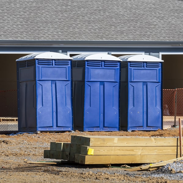 what is the expected delivery and pickup timeframe for the porta potties in Lakeland South